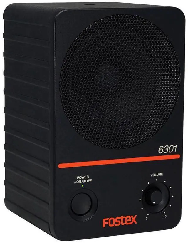 Fostex 6301NB 4" 20W Class-D Unbalanced Active Monitor Speaker Single