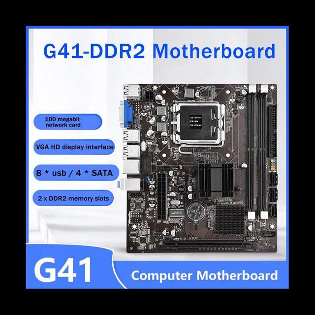 G41 Computer Motherboard Support LAGA775/771 CPU Support Dual-Channel DDR2 Memory Desktop Computer Motherboard