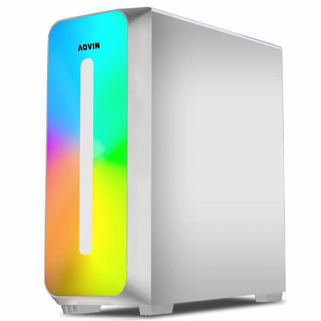 Gaming PC AQVIN AQW60 Tower RGB - Intel Core I7 Processor Up To 4.00 GHz / GTX 1660 Super 6GB GDDR5 GPU Card / 32GB DDR4 RAM / 2TB SSD (Fast Storage) / Windows 10 Pro / RGB Keyboard & Mouse