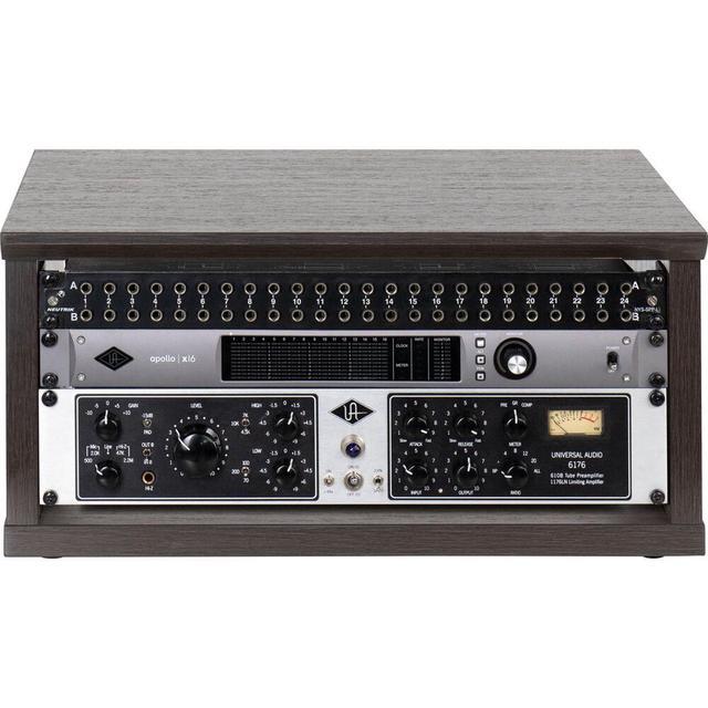 Gator Cases Elite Series Desktop 4U Studio Rack Dark Walnut Brown