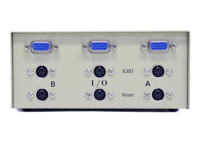 GENERIC 40H1-26602 2-Port Rotary KVM Switch