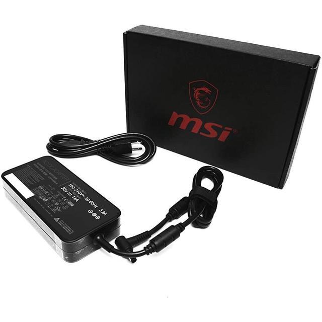 genuine 280w ac/dc power adapter 95717e21p101 for msi ge/gl with rtx 2070/rtx 2080 laptops