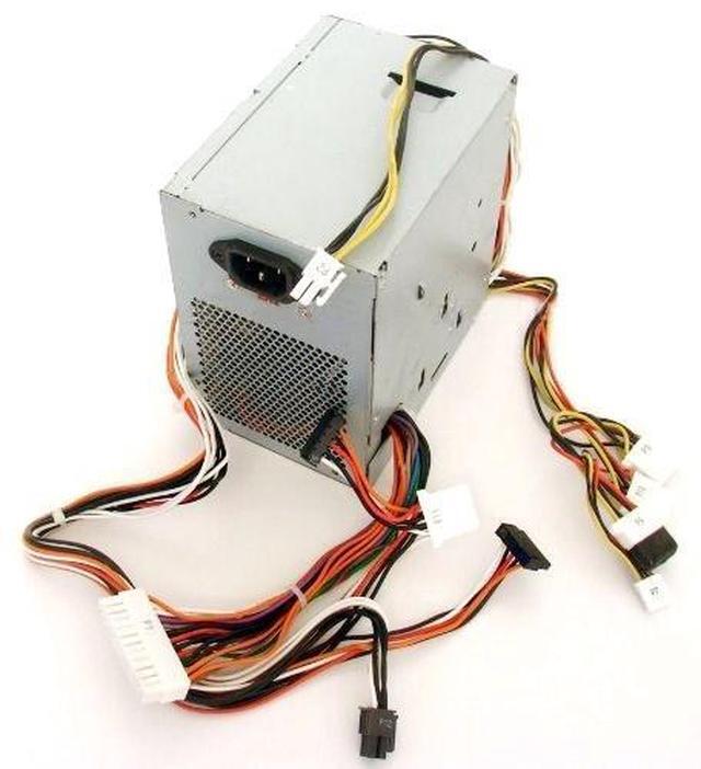 Genuine OEM Dell 305W ATX Power Supply + Harness W/SATA Splitter M8805 XK215 NH493 HK595 C248C CY827 JH994 M360M