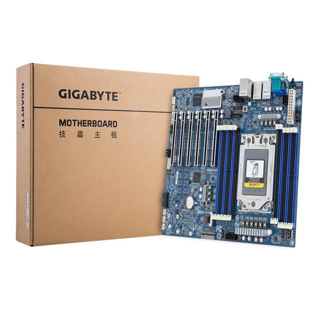 Gigabyte AMD EPYC 8004 AMD-SoC ATX Server Motherboard - 2x 10Gb/s Broadcom LAN 1x Management Board (ME03-CE0 Rev. Rev. 1.0)