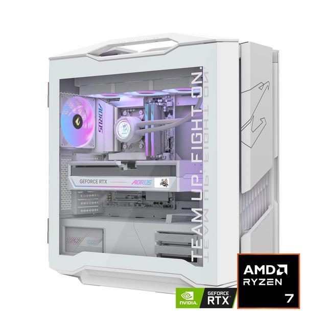 GIGABYTE AORUS Gaming Desktop PC AMD Ryzen 7 9800X3D AORUS RTX 5090 64GB DDR5 RAM 2TB Gen5 NVMe SSD Windows 11 Home AORUS SUPREME 5 ICE AS5IA7N9-5002