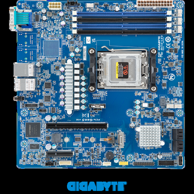GIGABYTE MC13-LE0 Motherboard - AMD EPYC™ 4005/4004 & Ryzen™ 9000/7000 - MicroATX UP 1Gb/s LAN