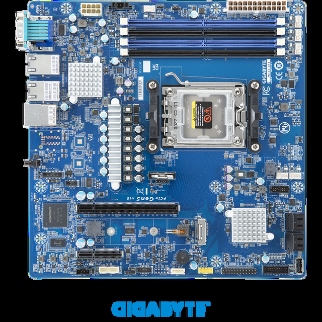 GIGABYTE MC13-LE1 Motherboard-AMD EPYC™ 4005/4004 & Ryzen™ 9000/7000 - MicroATX UP 10Gb/s LAN