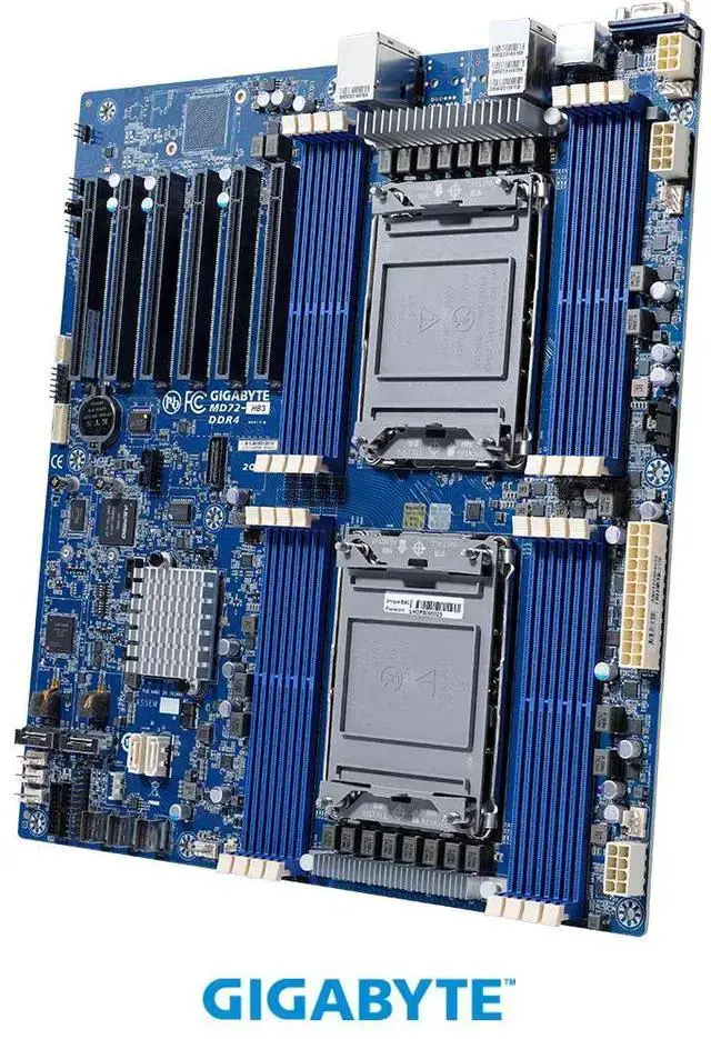 GIGABYTE MD72-HB3 Extended ATX Server Motherboard Dual Socket P+ Intel C621A