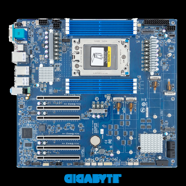 GIGABYTE MH53-G40 Motherboard - AMD Ryzen™ Threadripper™ PRO 9000/7000 WX - E-ATX UP
