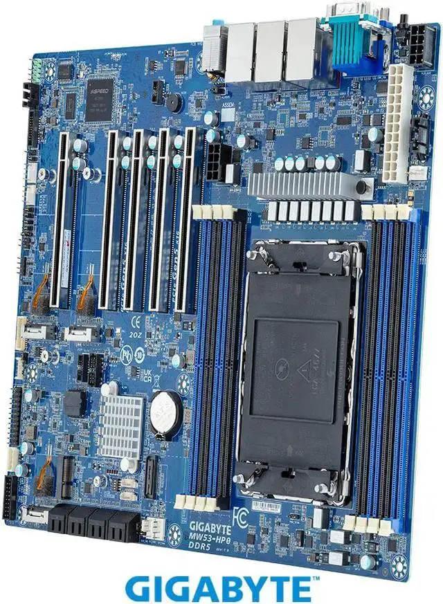 GIGABYTE MW53-HP0 Intel® Xeon® W Workstation Motherboard Board Single processor LGA 4677 Intel® W790 Chipset