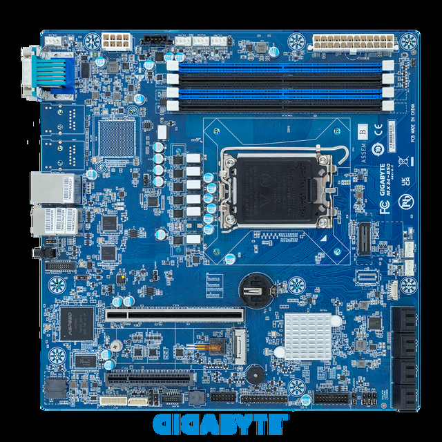 GIGABYTE MX34-BS0 Motherboard - Intel® Xeon® E-2400 - MicroATX UP