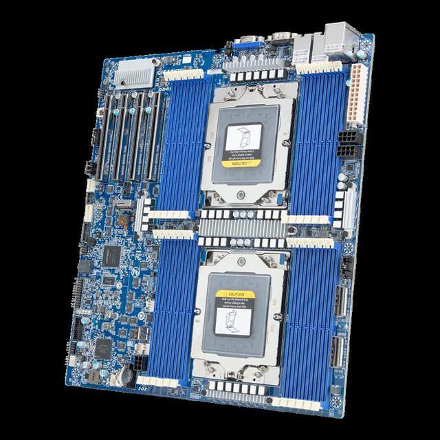 GIGABYTE MZ73-LM0 Rev. 3.x Motherboard - AMD EPYC™ 9005/9004 - E-ATX DP PCIe Gen5 CTDP 400W