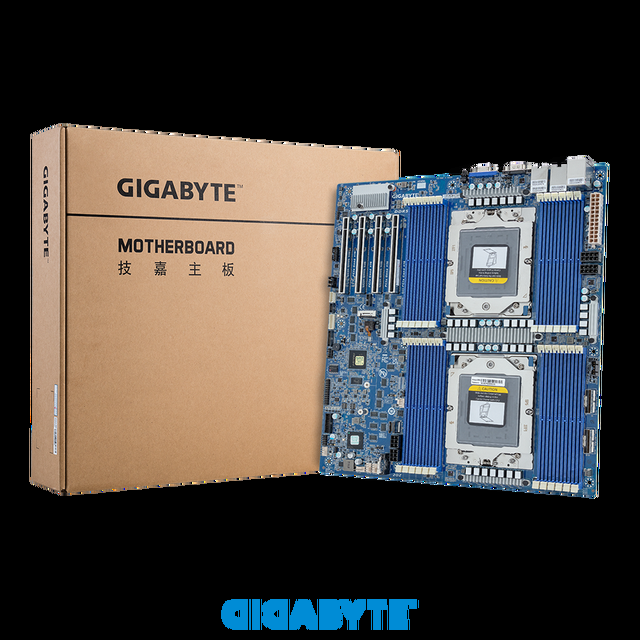 GIGABYTE MZ73-LM1 Motherboard - AMD EPYC™ 9005/9004 - E-ATX DP PCIe Gen4 CTDP 400W