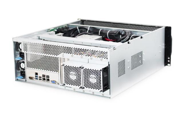 GPU Server Chassis 4U Storage Big Data Server Redundant Power Supply Lower Air Cooling Server Chassis Empty Chassis