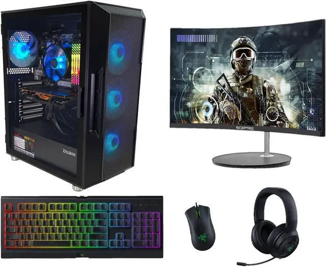 GRI Gaming Bundle i7-12700KF 16GB DDR4 RTX 3060Ti 8GB 1TB NVMe Razer Monitor Bundle WiFi 6E Built-in