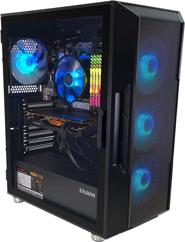 GRI Gaming Desktop i7-14700K 32GB DDR5 RTX 5060 8GB 1TB NVMe WiFi 6E Built-in