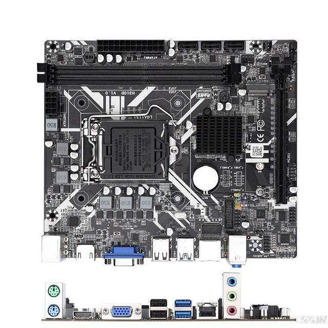 H310 Motherboard LGA 1151 DDR4 RAM Support Intel I3/i5/i7 Processor M.2 16GB RAM SATA3.0 USB3.1 Slot Desktop Mainboard