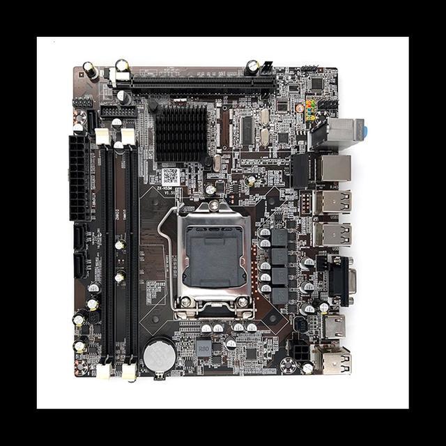 H55 Motherboard LGA1156 Supports I3 530 I5 760 Series CPU DDR3 Memory Computer Motherboard With SATA Cable+Switch Cable