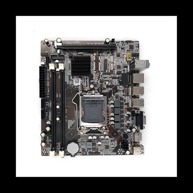 H55 Motherboard LGA1156 Supports I3 530 I5 760 Series CPU DDR3 Memory Computer Motherboard+I3 540 CPU+SATA Cable