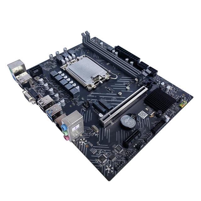 H610 Motherboard+DDR4 4G 2133Mhz RAM+Thermal Grease LGA1700 Gigabit LAN For G6900 G7400 I3 12100 I5 12500 12Th CPU