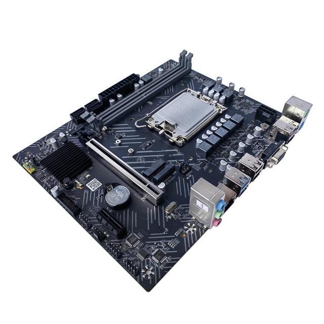 H610 Motherboard+DDR4 4G 2133Mhz RAM+Thermal Grease LGA1700 Gigabit LAN For G6900 G7400 I3 12100 I5 12500 12Th CPU