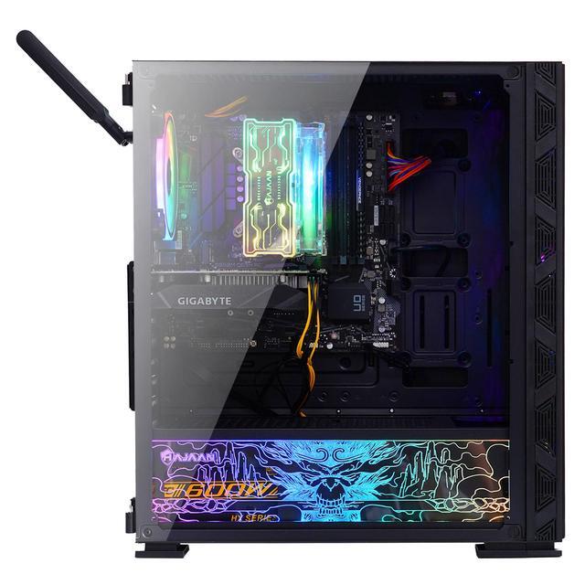 HAJAAN BREEZE PRO Gaming Tower PC - AMD Ryzen 7 5700G Processor 16GB DDR4 RAM 512GB SSD 4TB HDD Nvidia GeForce GTX 1650 4GB WIFI Gaming Headset Windows 11 Pro