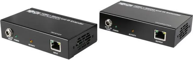 HDBaseT HDMI Over Cat5e/6/6a Extender Kit with Serial and IR Control 4Kx2K UHD/1080p 60Hz