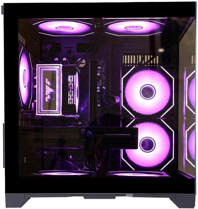 Hoengager Gaming PC Desktop Intel Core I5-13400F 2.5 GHz 10 Core GeForce RTX 5060 8GB 16GB DDR4 RAM 3200MHz 1TB PCIe SSD Wi-Fi & Bluetooth Windows 11 Pro Prebuilt Tower RGB Computer-Black