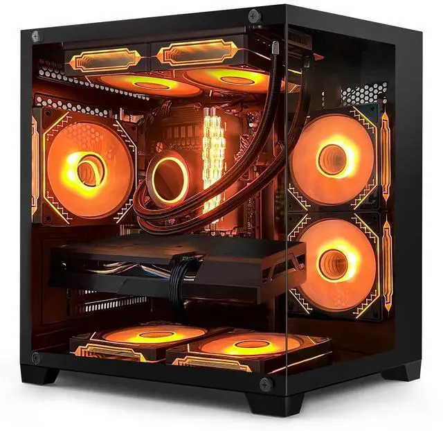 Hoengager Gaming PC INTEL Core i5 13400F 2.5 GHz RTX 5060 8GB 32GB DDR4 RAM 3200MHz 1TB PCIe +1TB SATA SSD WIFI&Bluetooth Windows 11 Pro