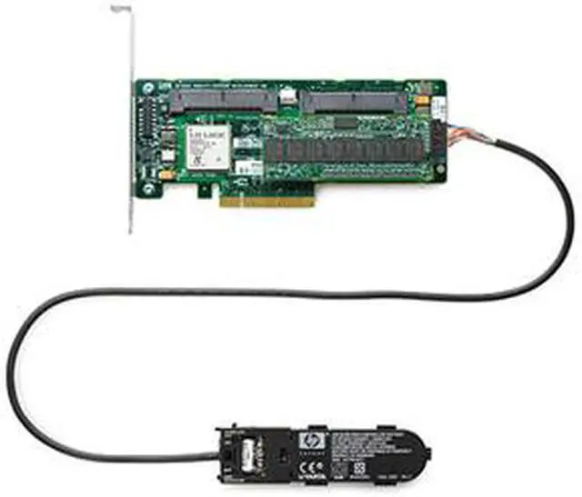 HP 411064-B21 PCI Express x8 SATA / SAS Smart Array P400/512MB Controller with BBWC - Storage controller