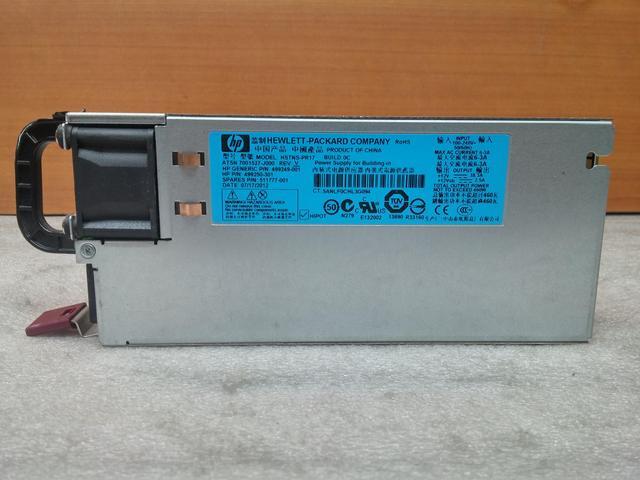 HP 499249-001 460 Watt 12 Volt Common Slot High Efficiency Redundant Power Supply For Proliant Dl380 G6 Ml350