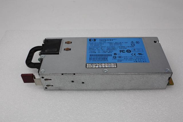 HP 511777-001 460 Watt Ac Common Slot (Cs) Gold Hot-Plug Power Supply - Does Not Support Power Discovery Services (Black Plug) - 92% Efficiency 100-240Vac At 50/60Hz - Mixing Of Power Supplies In Th