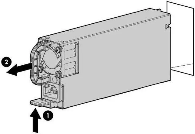 HP 511777-001 460 Watt Ac Common Slot (Cs) Gold Hot-Plug Power Supply - Does Not Support Power Discovery Services (Black Plug) - 92% Efficiency 100-240Vac At 50/60Hz - Mixing Of Power Supplies In Th