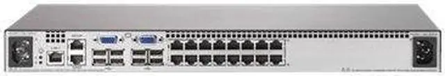 HP 580646-001 Ip Console G2 Switch With Virtual Media And Cac 2 X 1Ex16 Kvm Switch