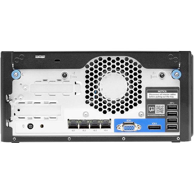 HP MicroServer Gen10 Plus Tower Server For Business Xeon E-2224 3.4GHz 8GB RAM No Drives