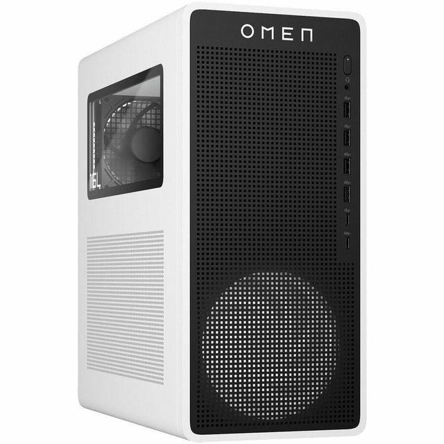 HP OMEN 16L TG03-0010 Gaming Desktop Computer AMD Ryzen 5 8400F 4.2GHz 8GB RAM 512GB SSD NVIDIA GeForce RTX 3050 8GB Windows 11 Home Snow White