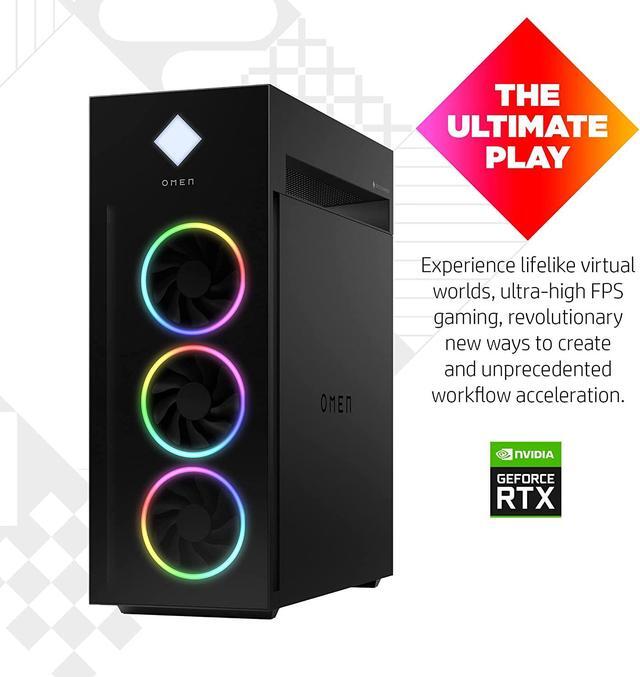 HP OMEN 45L Gaming Desktop 13th Generation Intel Core I9-13900KF 16 GB RAM 1 TB Solid State Drive NVIDIA GeForce RTX 4070 Ti Graphics Windows 11 Home GT22-1082 (2023) PC Computer