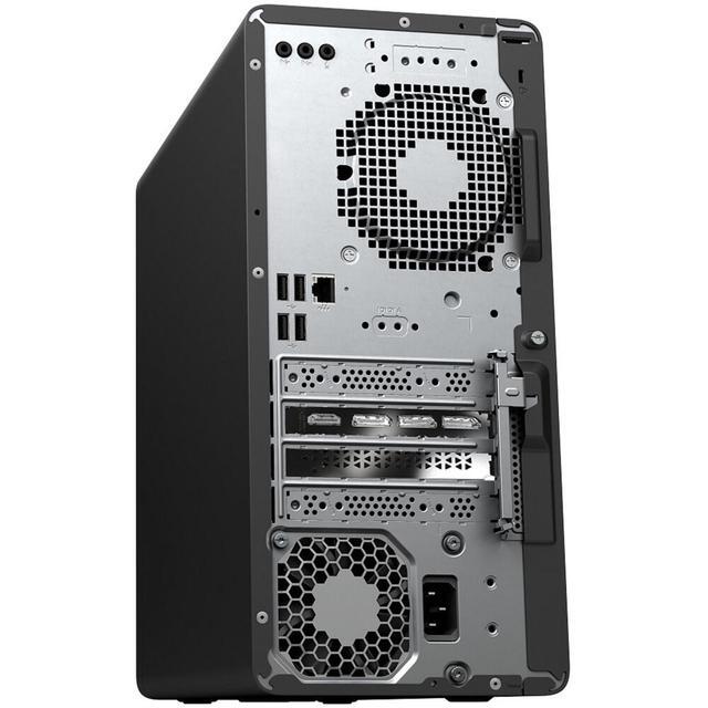 HP OmniDesk M03 AI Desktop PC Intel Core Ultra 7 265 Up To 5.30GHz 16GB DDR5 RAM 8TB NVMe SSD NVIDIA GeForce RTX 5060Ti 16GB Bluetooth 5.4 Windows 11 Home Wireless Keyboard & Mouse Dark Wood