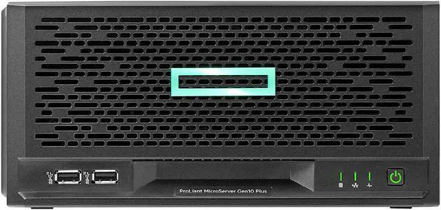 HP ProLiant MicroServer Gen10 Plus NAS Server for Business Intel Xeon E-2224 3.4GHz 32GB RAM 16TB Storage RAID FreeNAS OS