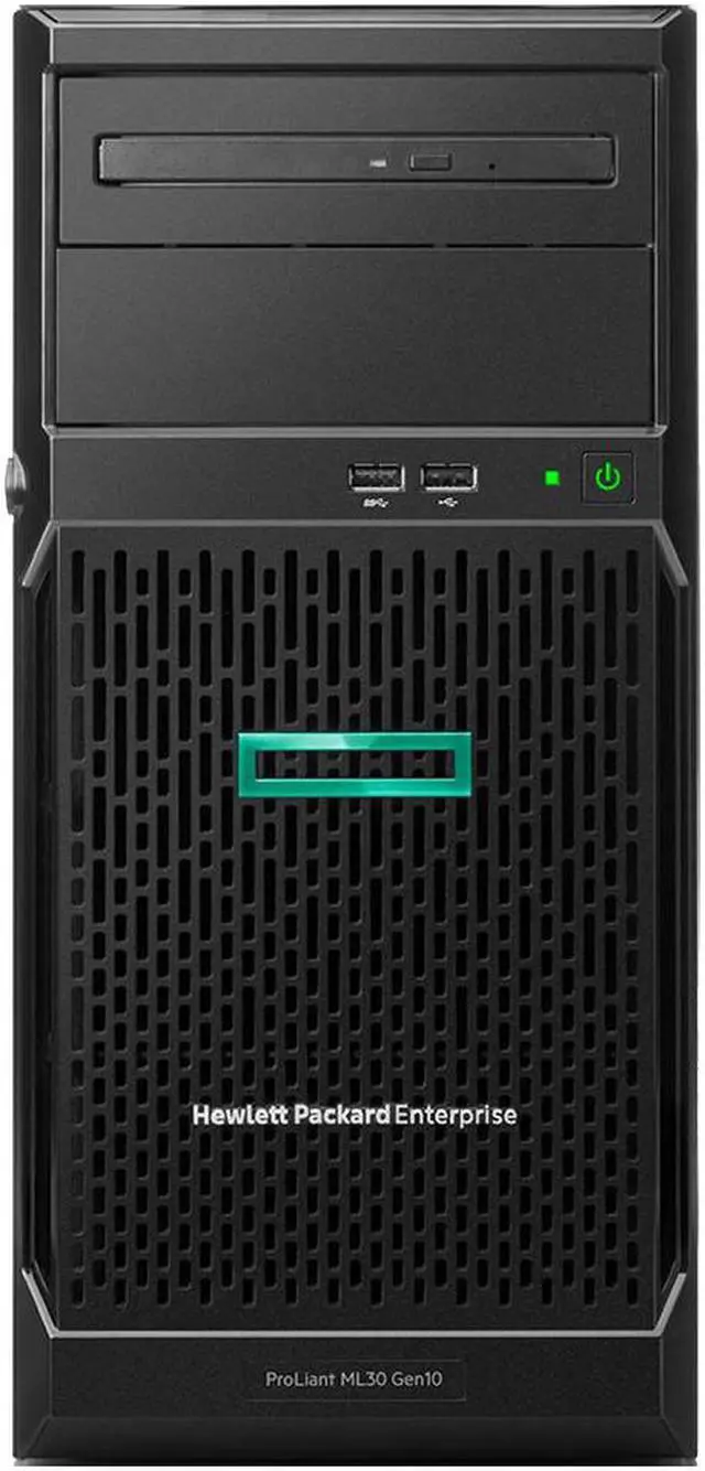 HP ProLiant ML30 Gen10 Tower Server Intel Xeon E-2124 Quad-Core 3.3GHz 8MB 32GB DDR4 RAM 8TB Storage RAID iLO 5