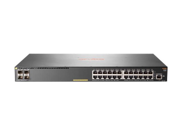 HPE Aruba Networking 2930F 24G PoE+ 4SFP Switch JL261A