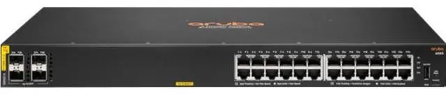 HPE Aruba Networking CX 6000 24G Class4 PoE 4SFP 370W Switch R8N87A#ABA