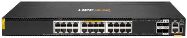 HPE Aruba Networking CX 6300M 24p Smart Rate 1G/2.5G/5G/10G Class6 PoE 2p 50G 2p 25G Switch Layer 3 R8S89A