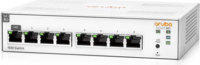 HPE Networking Instant On 8-Port Gigabit Managed Switch 1830 (JL810A#ABA)