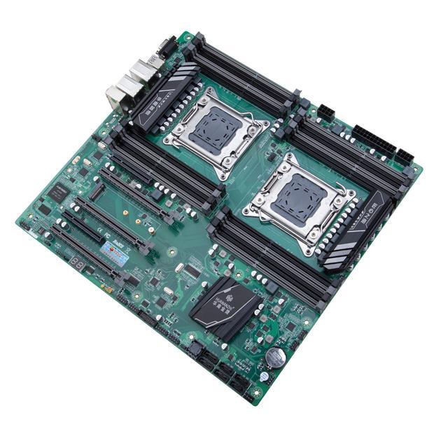 HUANANZHI X79 16D X79 Motherboard Intel Dual CPU LGA 2011 REG ECC DDR3 1333 1600 1866MHz SATA3 USB3.0 E-ATX Witht VGA