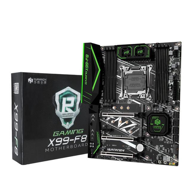 HUANANZHI X99 F8 X99 Motherboard With Intel XEON E5 2680 V4 With 4*16G DDR4 RECC Memory Combo Kit Set NVME SATA USB 3.0