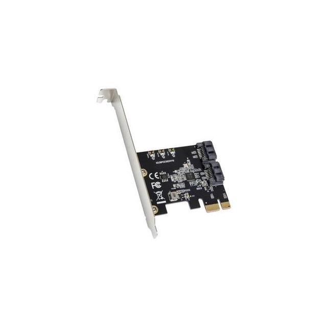 I/O CREST 2 Port SATA III PCI-e 3.0 X1 Controller Card (Jmicro Chipset) Add Two SATA 3.0 Devices To Any PCIe Slot