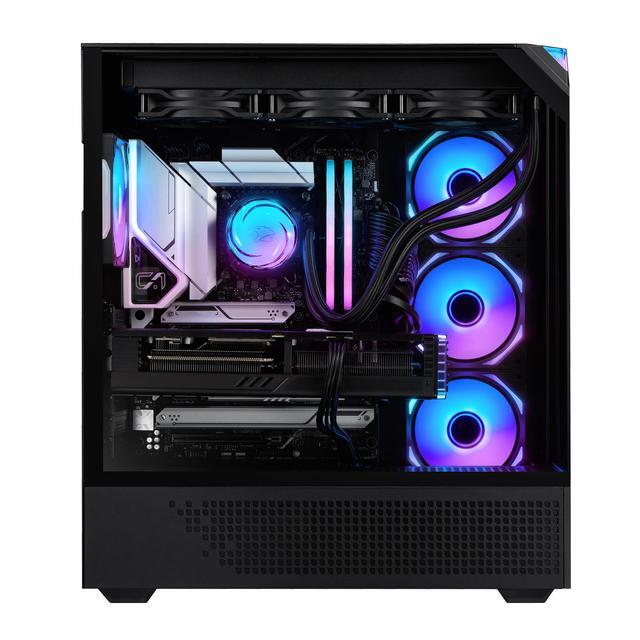 IBUYPOWER Element 9 Black Gaming PC Desktop - Intel Core Ultra 9 285K - NVIDIA GeForce RTX 5070Ti 16GB - 32GB DDR5 RGB - 2TB NVMe SSD - EBI9N57T01