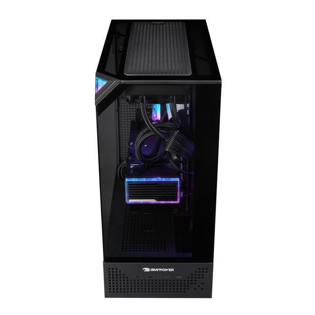 IBUYPOWER Element 9 Black Gaming PC Desktop - Intel Core Ultra 9 285K - NVIDIA GeForce RTX 5070Ti 16GB - 32GB DDR5 RGB - 2TB NVMe SSD - EBI9N57T01