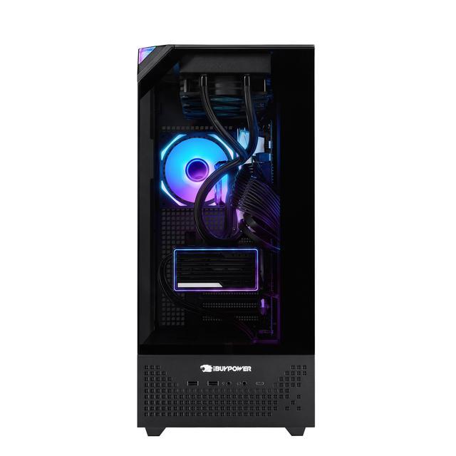 IBUYPOWER Element 9 Pro Black Gaming PC Desktop - Intel Core Ultra 7 265KF - NVIDIA GeForce RTX 5070Ti 16GB - 32GB DDR5 RGB - 2TB NVMe SSD - EPBI7N57T01